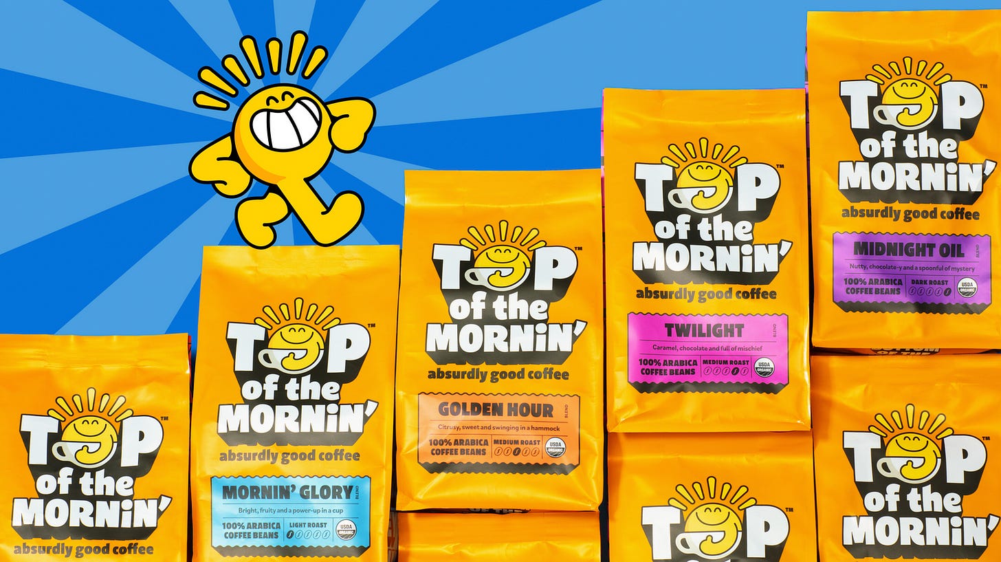 Global Entertainer and Philanthropist Jacksepticeye Re-introduces Top of  the Mornin' Coffee Brand - BevNET.com