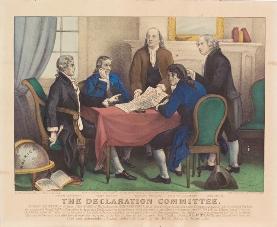 The Declaration Committee (Currier & Ives)