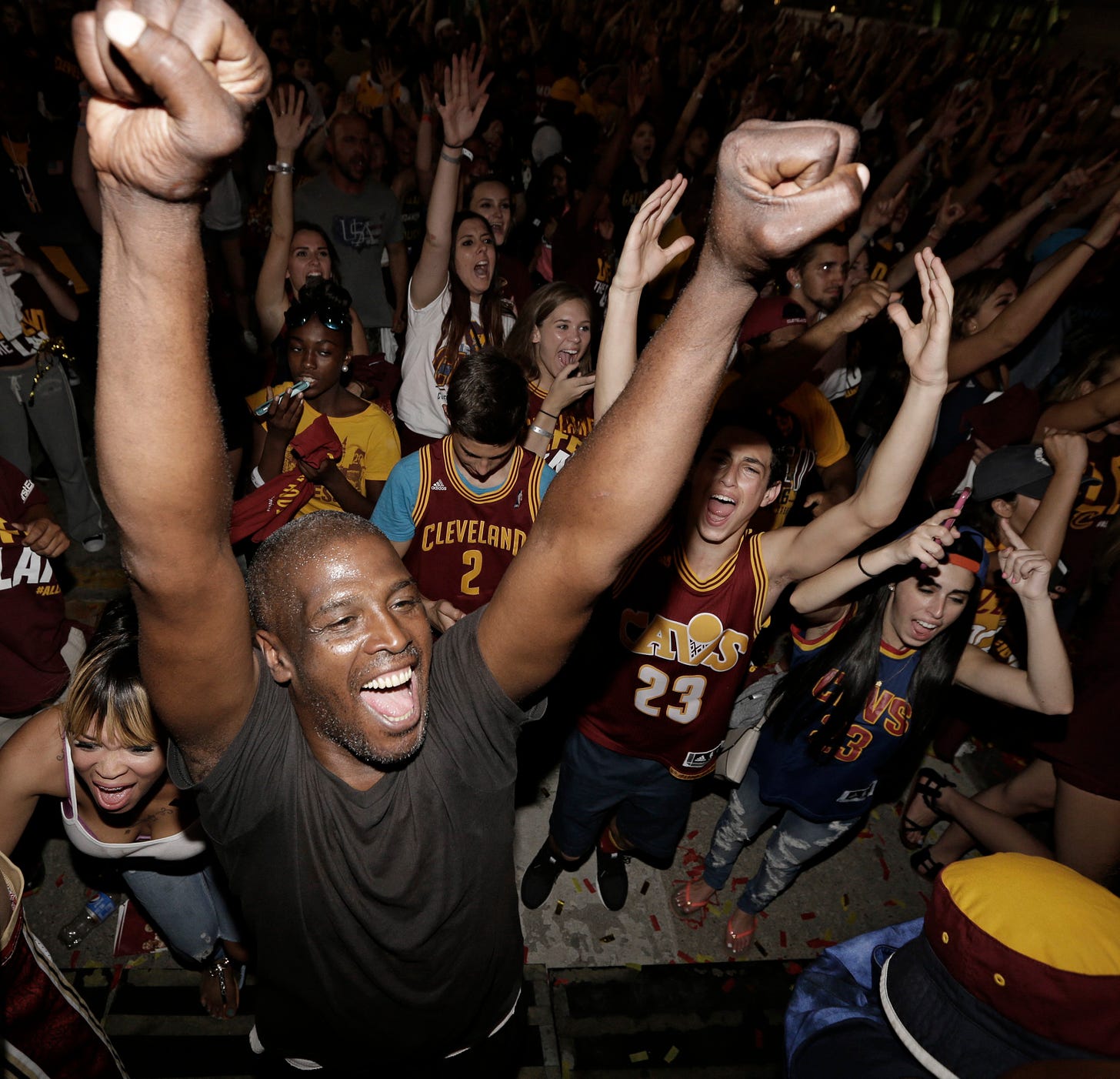 After Cavaliers' Big Win, Cleveland Celebrates 1st Title in 52 Years