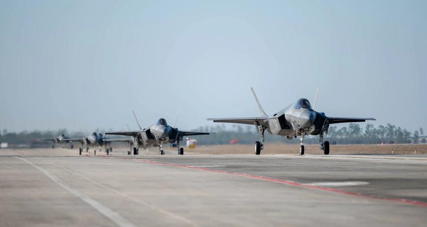 Europe's largest airline Lufthansa will help build and maintain the US fifth-generation F-35 Lighting II fighter jets in Germany