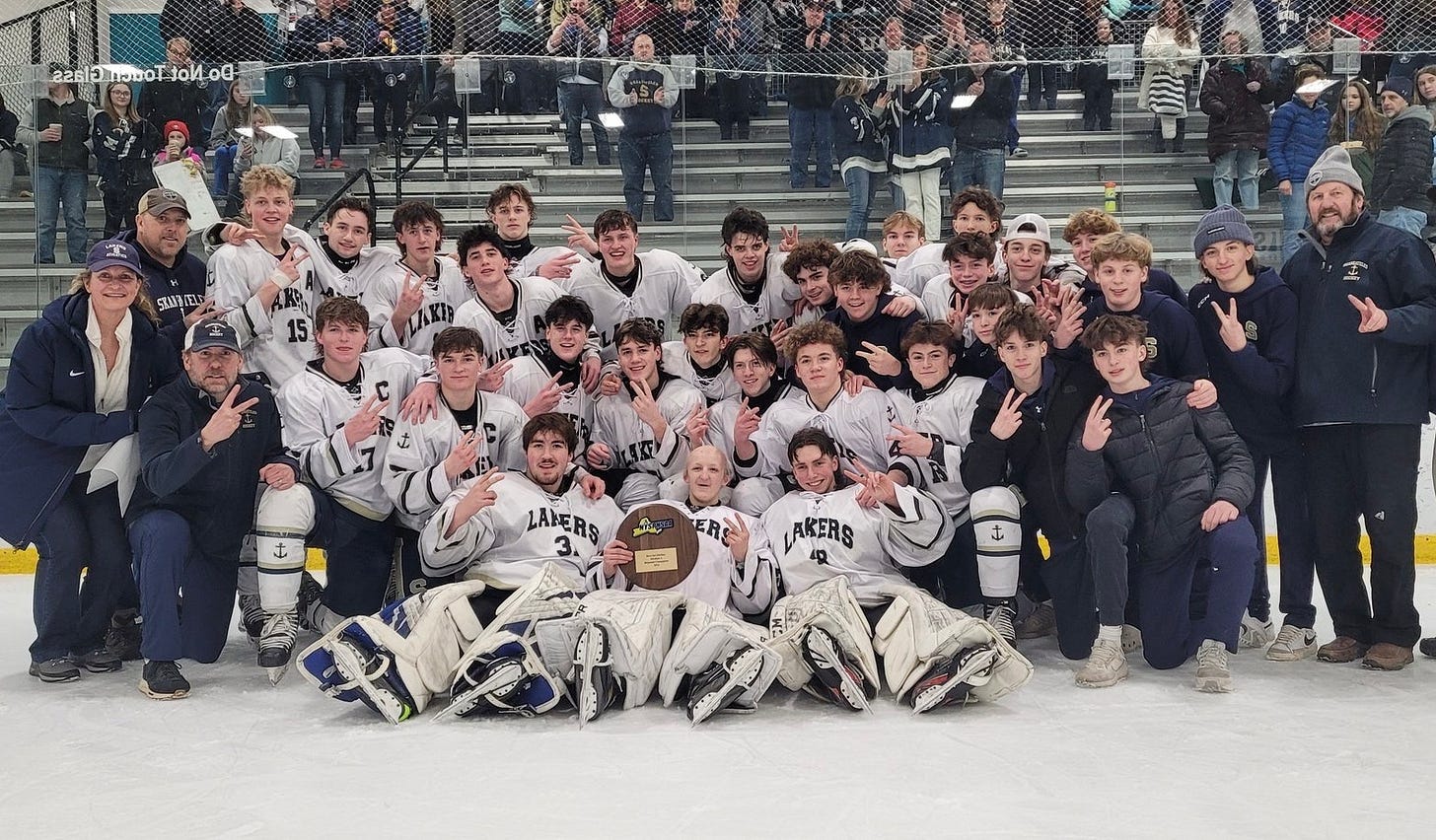 Skaneateles hockey blows past Webster Thomas to advance to Division II Frozen Four