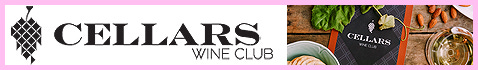 Cellars Wine Club logo and glasses of wine