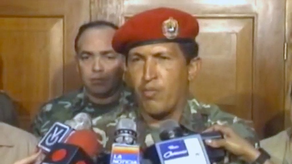chavez venezuela coup 1992