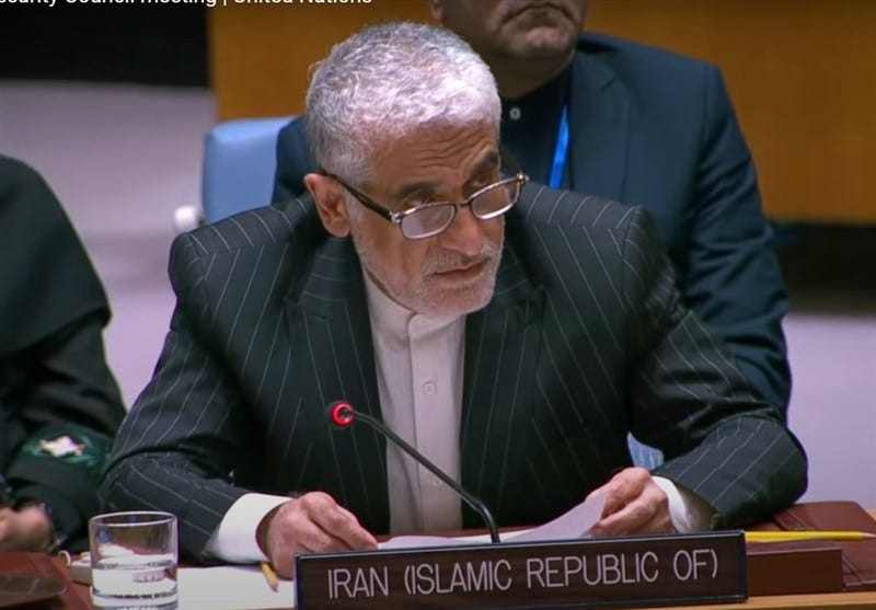 UN Envoy Reasserts Iran’s Right to Self-Defense UN Envoy Reasserts Iran’s Right to Self-Defense