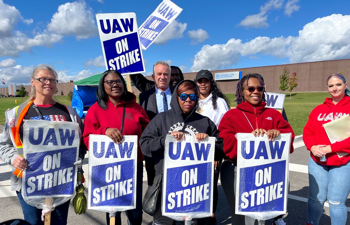 Kennedy picket line