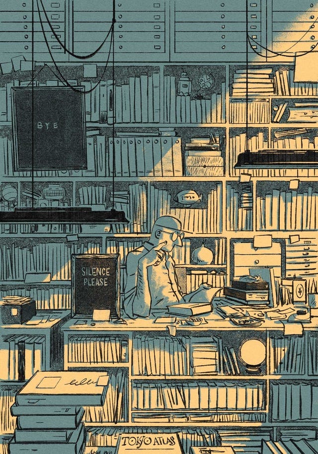 r/ArtPorn - The Book shop keeper, Luis Mendo, 2022, [1600 x 2286]