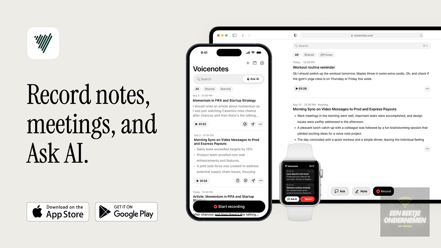 Voicenotes: AI Notes and Meetings