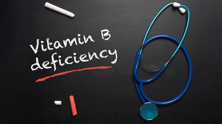 symptoms of vitamin b complex deficiency