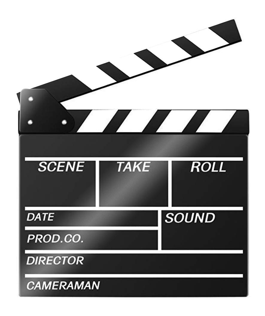 Amazon.com: Lynkaye Movie Film Video Clapboard irector's Cut Action Scene  Clapper Board,Movie Theme Party Decorations - Black/Colorful, 11.8x10.6  inches (Black-White) : Electronics
