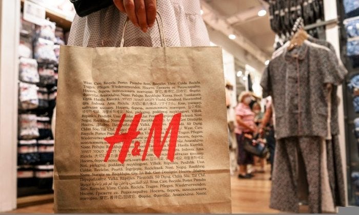 H&M is the latest retailer to charge for online returns