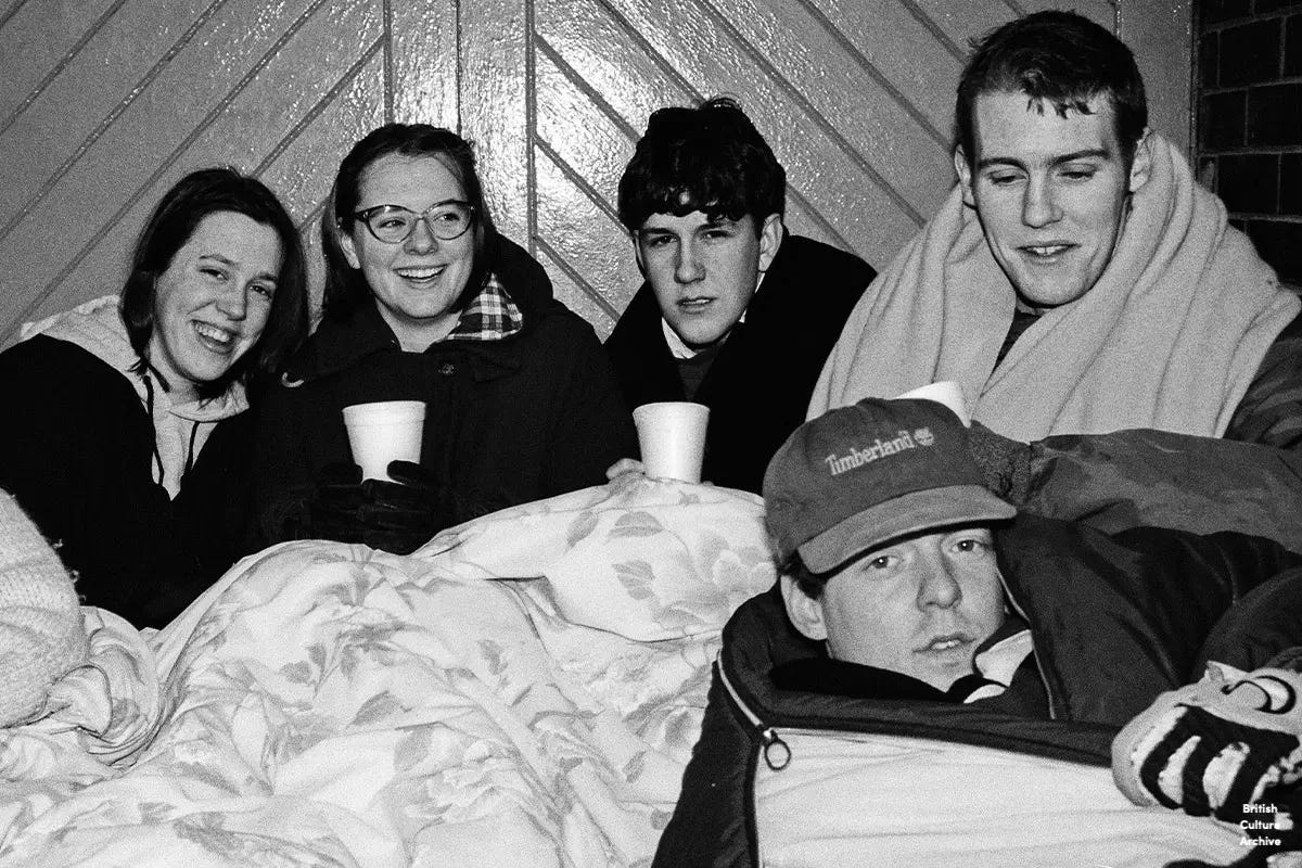 Oasis Fans - Maine Road, 1996. - Photo © Jon Shard / British Culture Archive. All rights reserved.