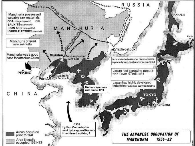 Card Sort: Why did Japan invade Manchuria? | Teaching Resources