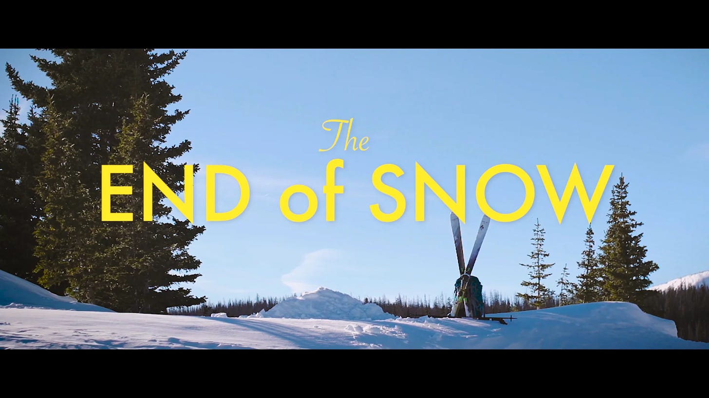 The End of Snow on Vimeo