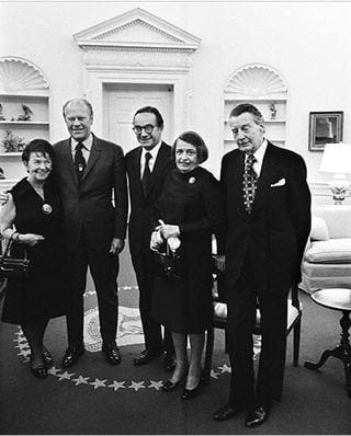 TIL Ayn Rand was in the Oval Office when Alan Greenspan was sworn in as  chairman of the Council of Economic Advisers. : r/todayilearned