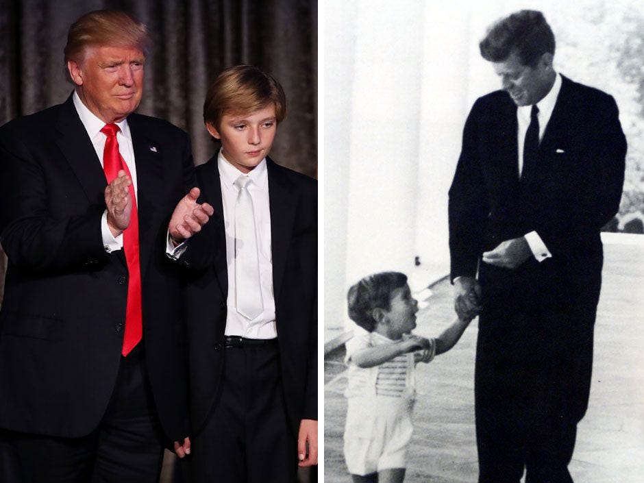 Barron Trump is the first presidential son to live in the White House ...