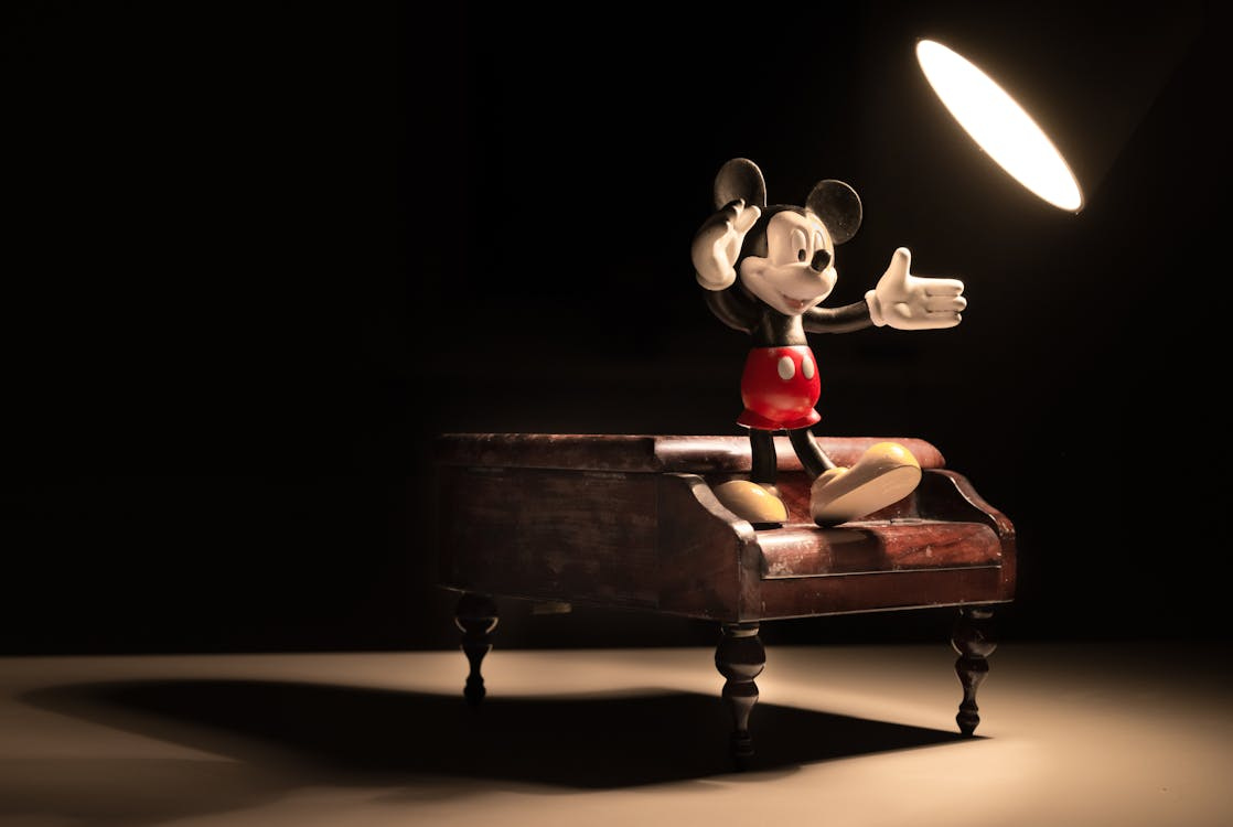 Free Disney Mickey Mouse Standing Figurine Stock Photo