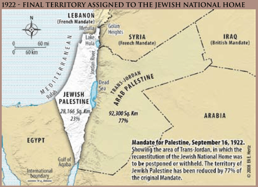 1922 Palestine Mandate