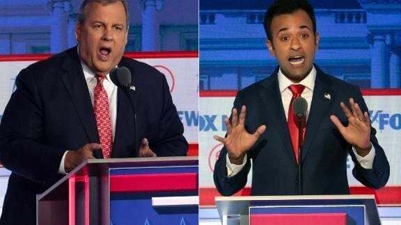 Sounds like ChatGPT': Governor Chris Christie reacts to Vivek Ramaswamy at  GOP debate