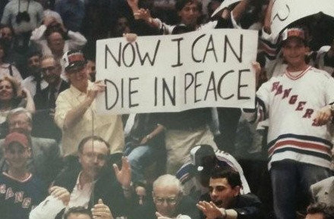 Stanley Cup Final: Meet the Rangers fans behind the most famous sign in ...