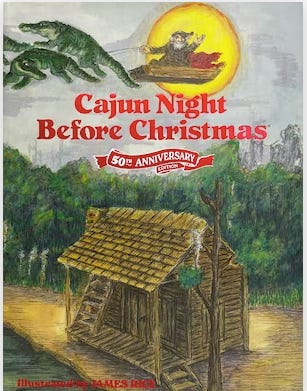 This image has an empty alt attribute; its file name is cajun-night-before-christmas-cover.png