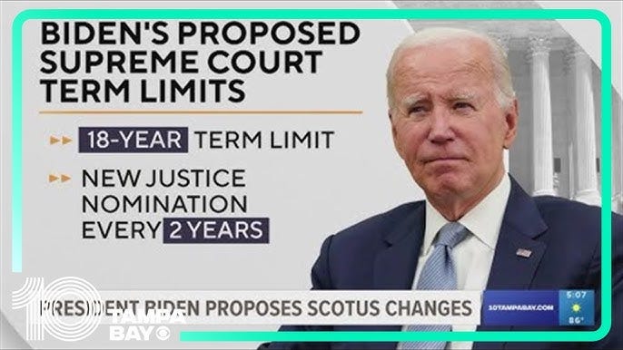 Biden unveils plan for Supreme Court changes, says US stands at 'breach' as  public confidence sinks - YouTube