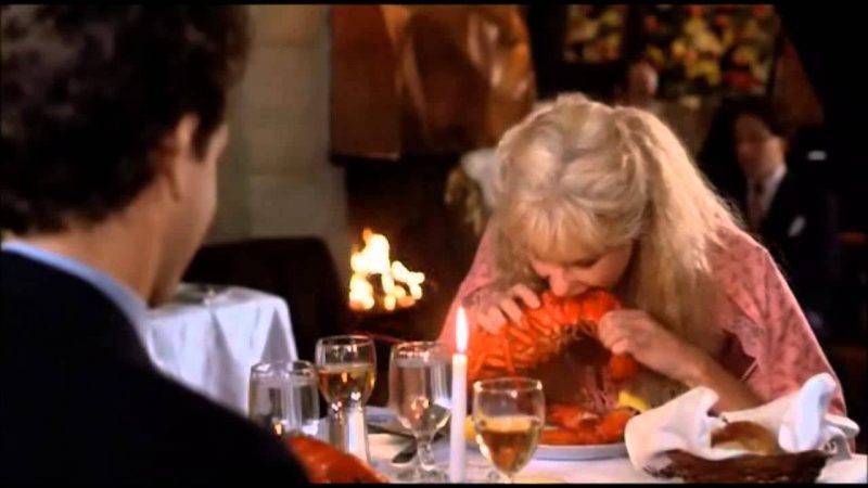 splash movie daryl hannah lobster eating scene