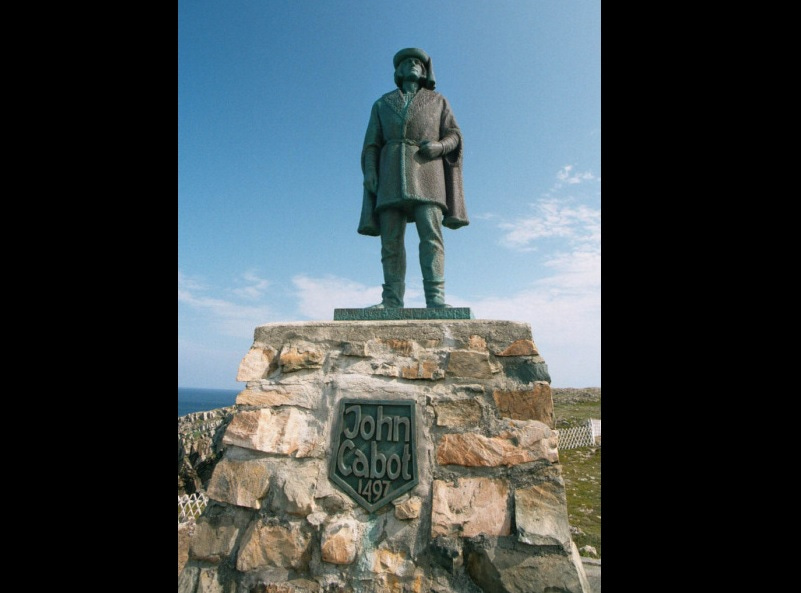 Statue of John Cabot at Cape Bonavista, Newfoundland