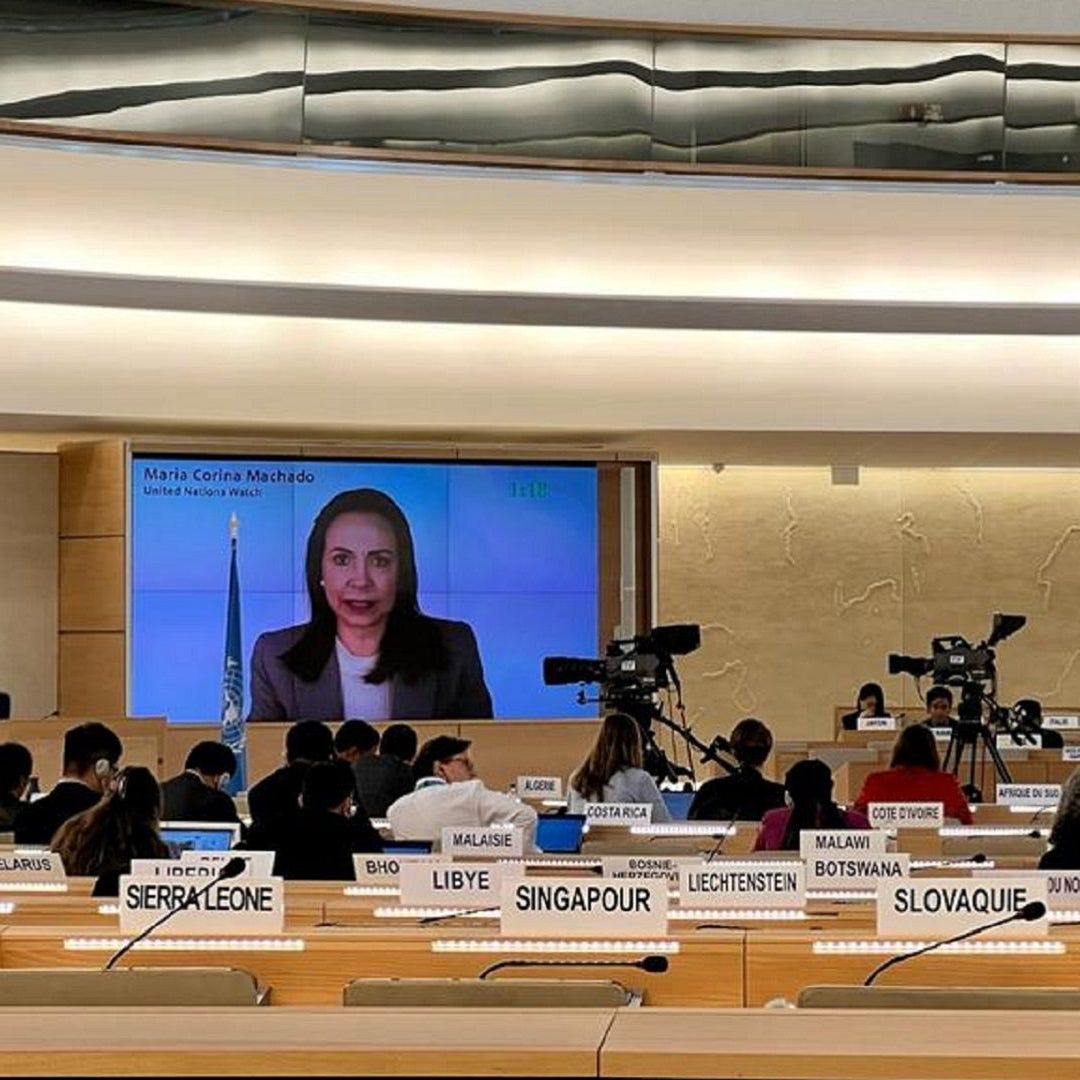 María Corina Machado pidió ante el Consejo de DDHH de la ONU que acompañe  las primarias | NTN24.COM