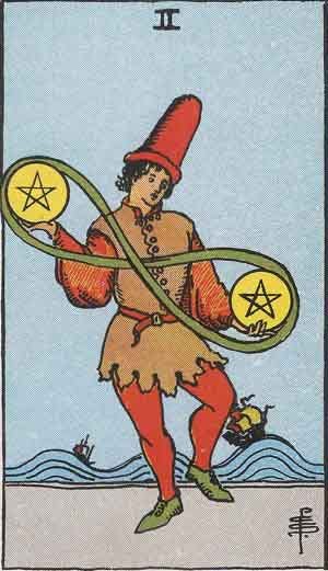 Two of Pentacles - Occult Encyclopedia