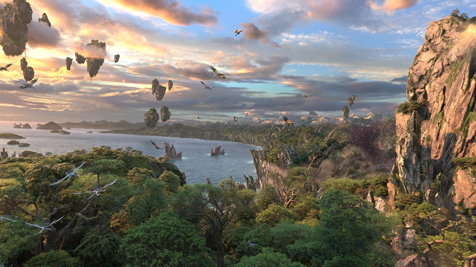Avatar Flight of Passage Disney World Scene