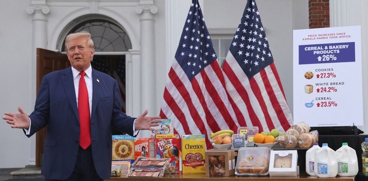 High grocery prices got droves of Americans to vote for Trump but they shouldn't expect to pay ...