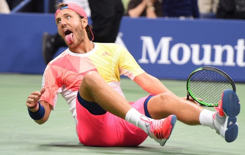 lucas pouille beats off rafael nadal at us open 2016 rafi