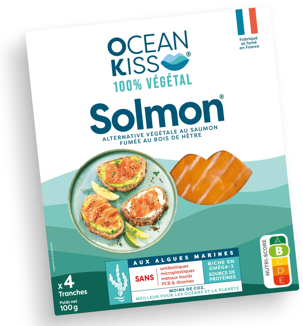 OCEAN KISS, a French startup based in Bordeaux, creates 100 % plant-based alternatives to ocean favorites.