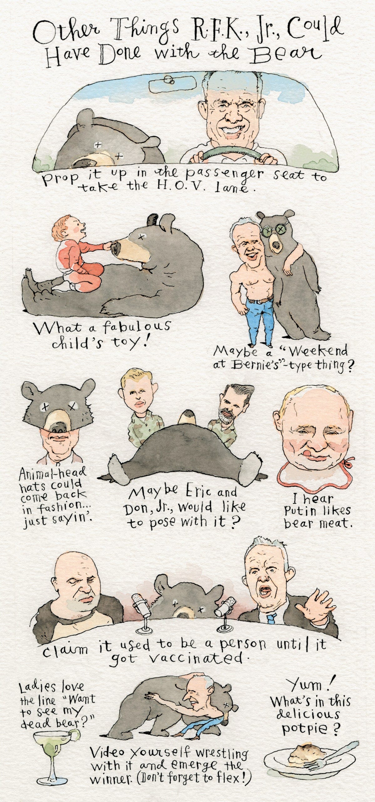 Image may contain Book Publication Comics Animal Bear Mammal Wildlife Baby Person Face Head and Text