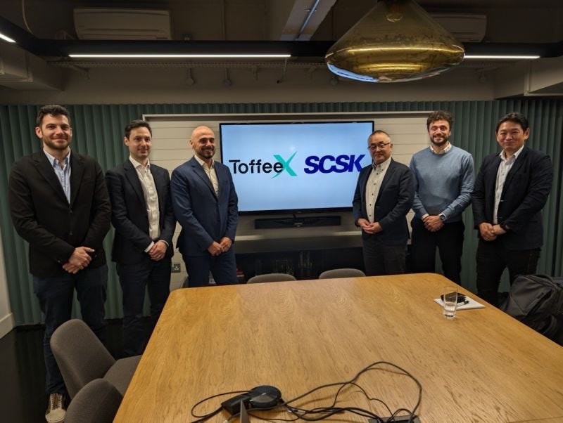 ToffeeX SCSK partnership agreement