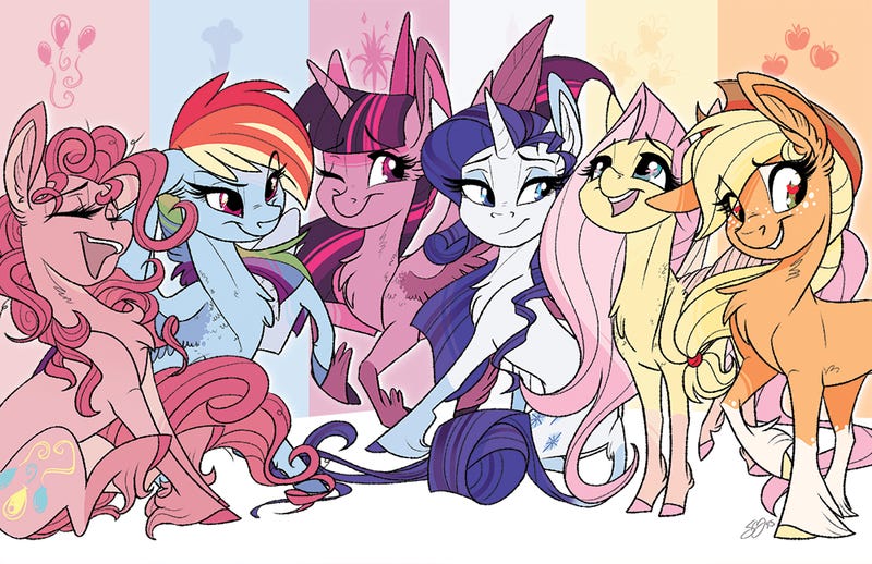 Mane Six Poster by Famosity | My Little Pony: Friendship is Magic | Know  Your Meme