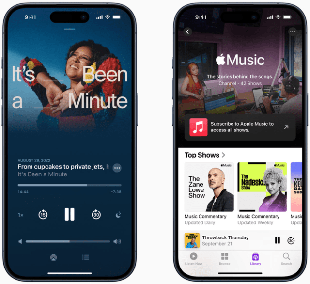 With iOS 17, Apple Podcasts users get to experience a refreshed player and queue, episode art, search filters, and the ability to connect subscriptions to top apps.