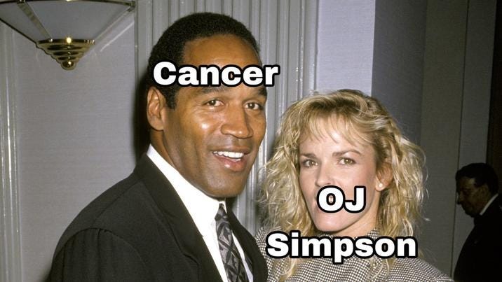 Cancer OJ Simpson