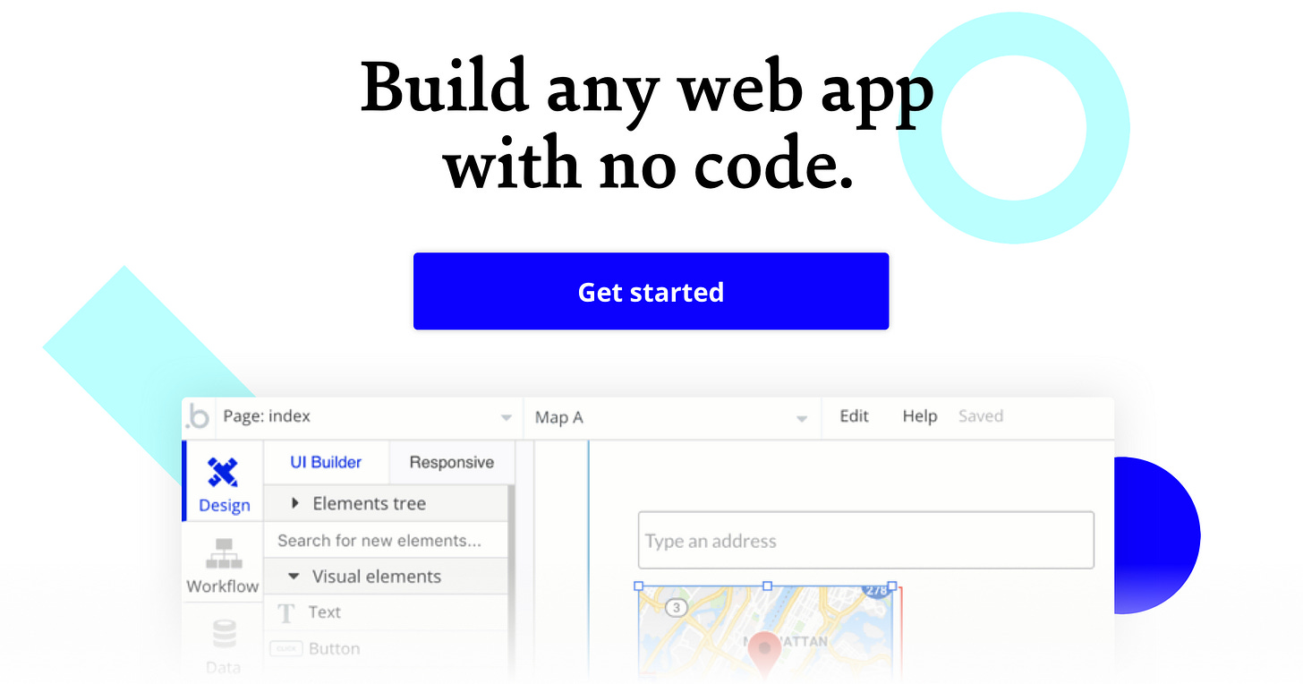 Bubble | Build Powerful Full-Stack Apps Without Code