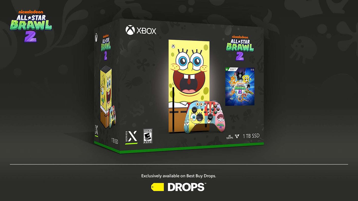 SpongeBob SquarePants Xbox Series X retail box