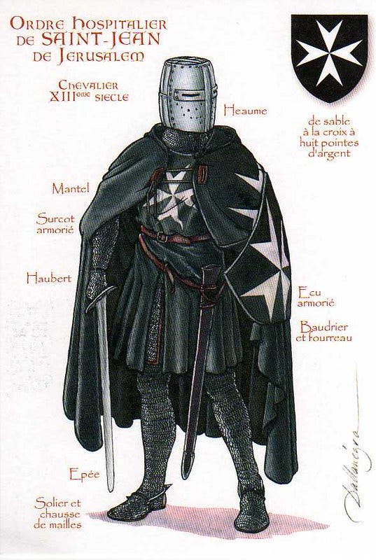Knights Hospitaller, 13th century Knights Hospitaller, 13th century