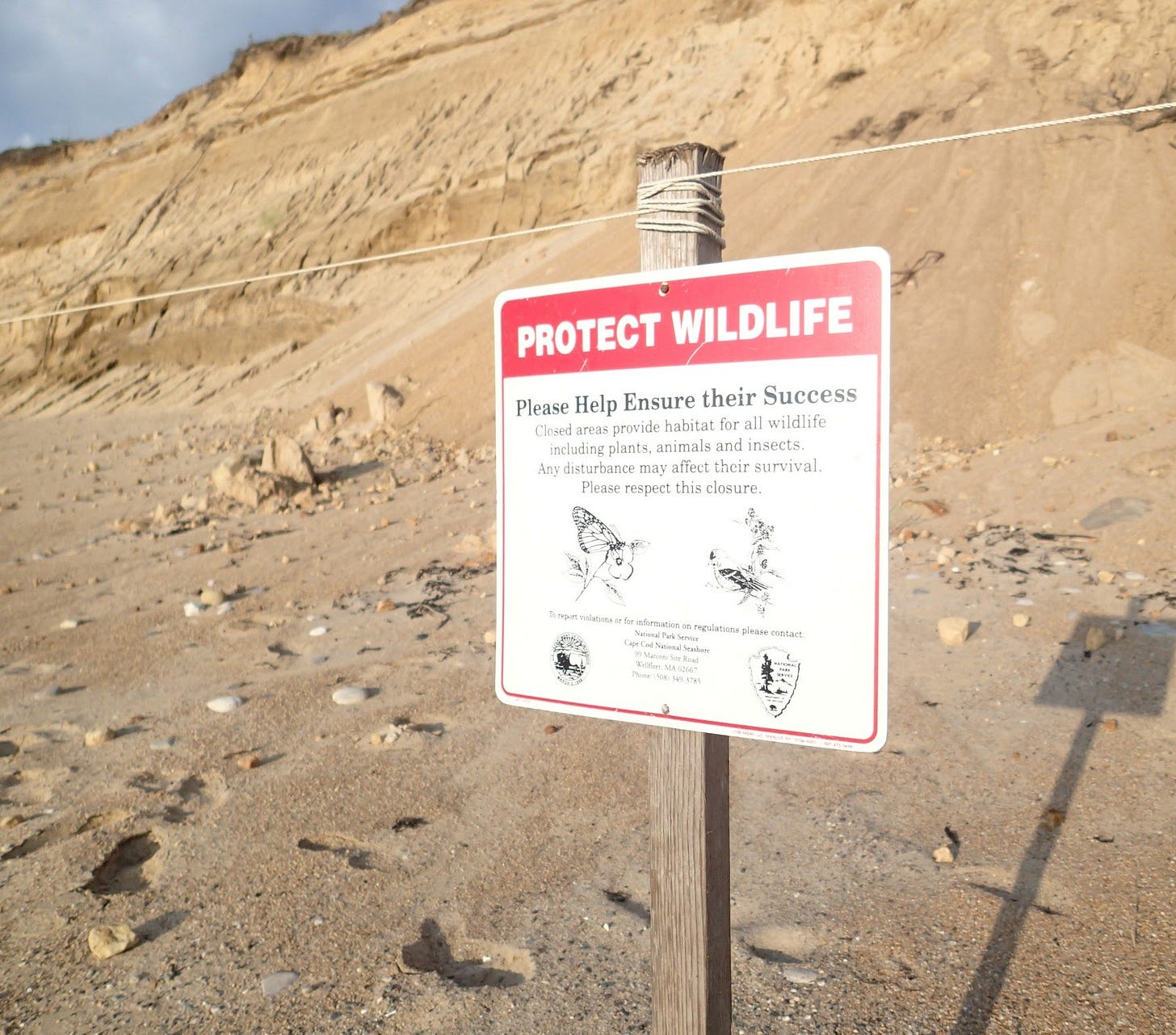 Protect Wildlife sign