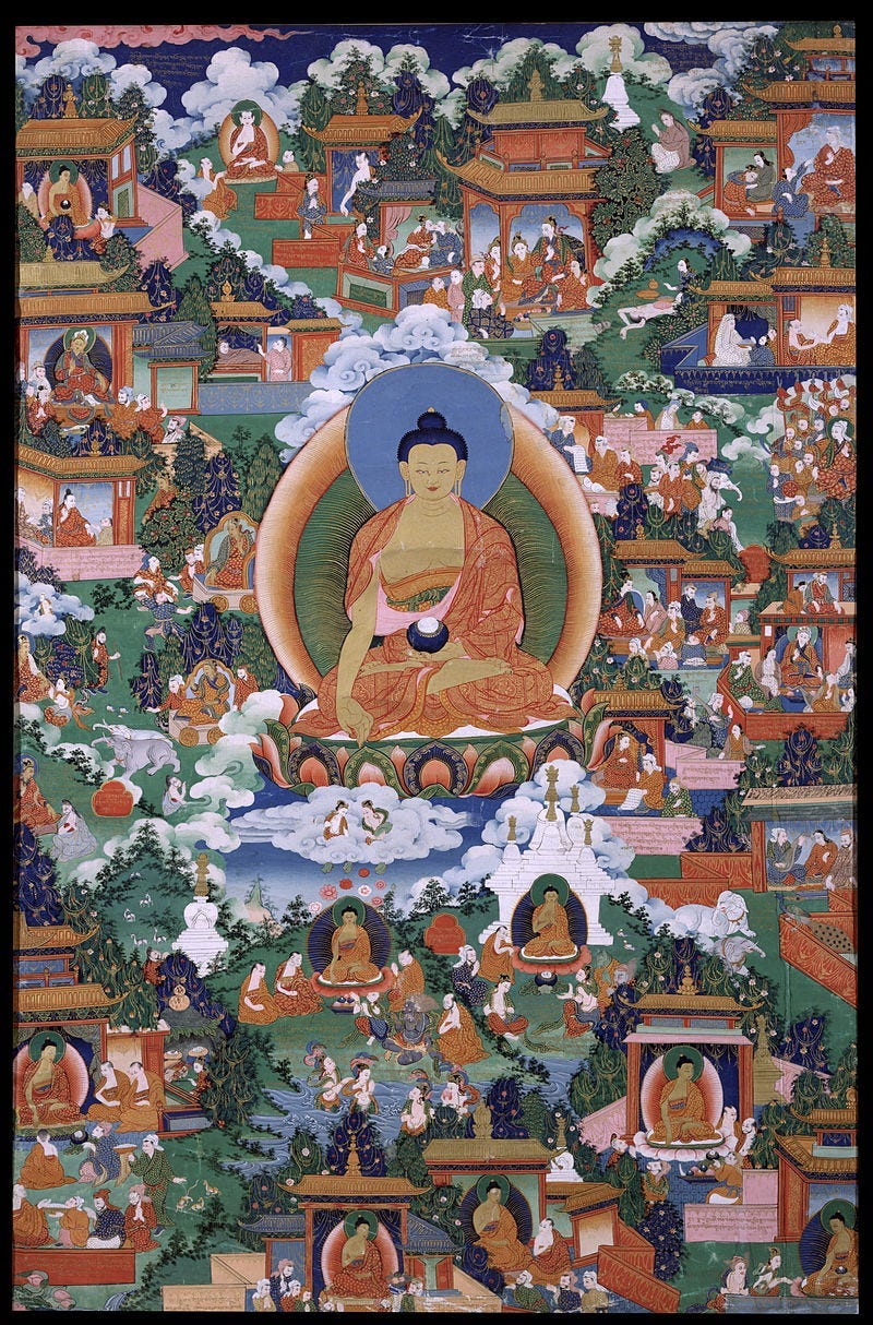 Shakyamuni Buddha with Avadāna