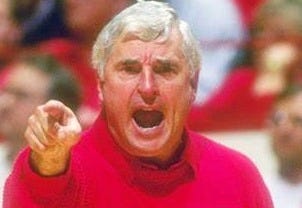 Bobby Knight yelling