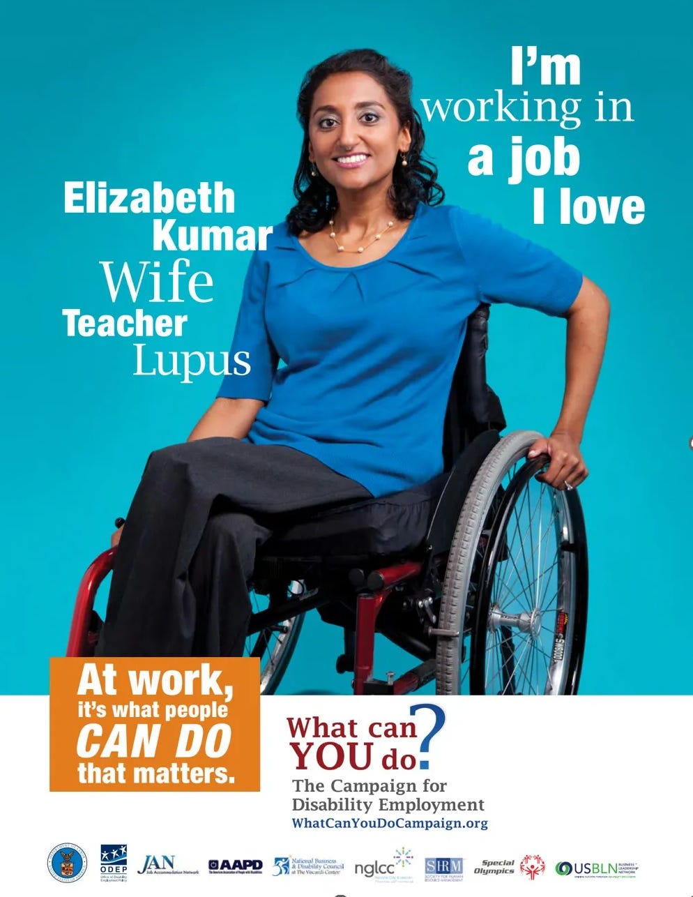 What Can You Do poster from The Campaign for Disability Employment. 