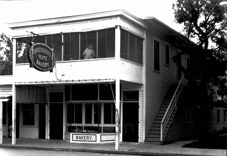 Figure 2: Rosenquist Bakery in Miami Florida in the early 1920s