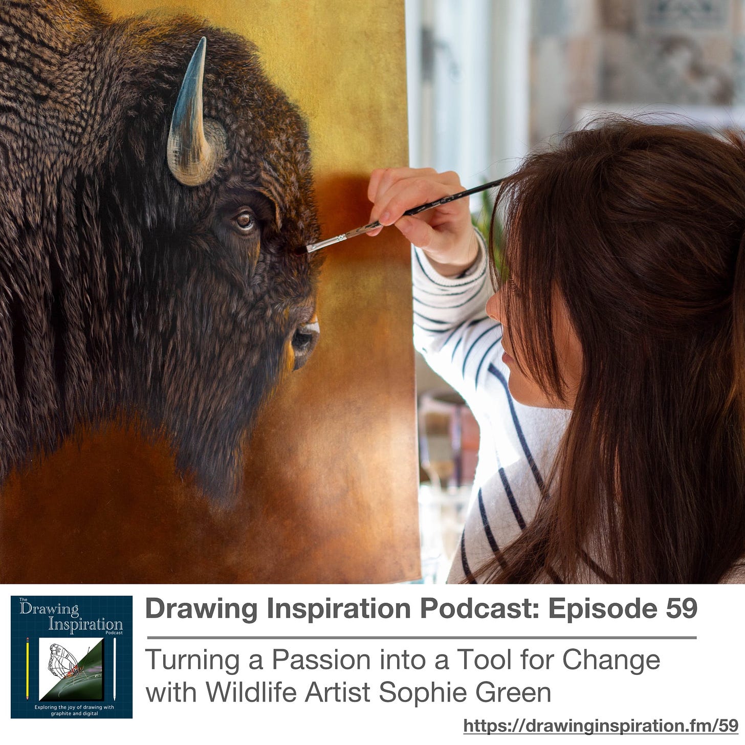 59: Turning a Passion into a Tool for Change with Wildlife Artist Sophie Green