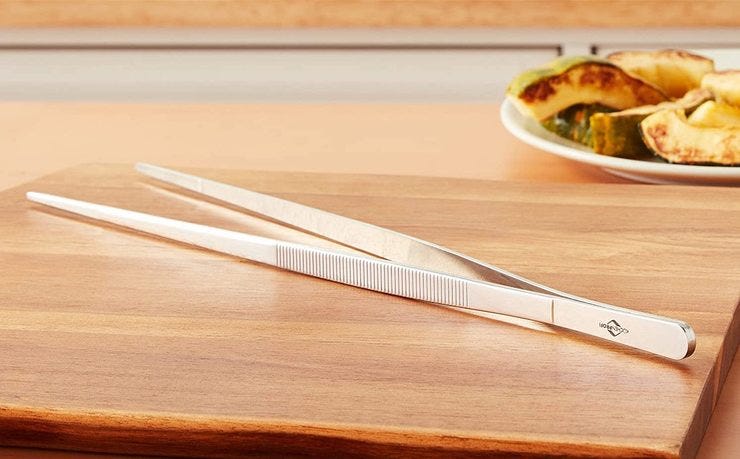 A not-so-homely tool: kitchen tweezers