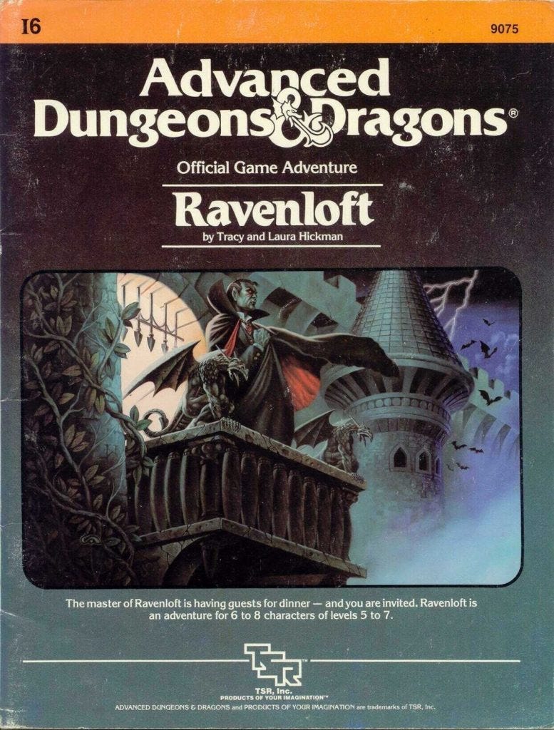 AD&D Module I6 - Ravenloft by Tracy & Laura Hickman