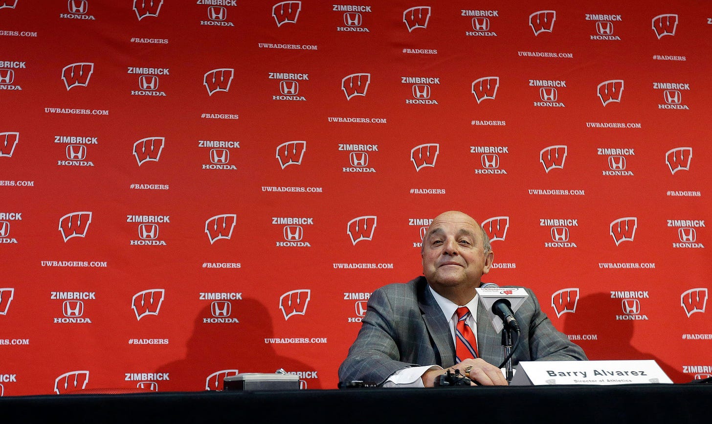 Barry Alvarez, Ex-Wisconsin Coach, Climbs Back Into the Hot Seat - The New  York Times